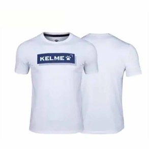 hvid bomulds t-shirt med tryk