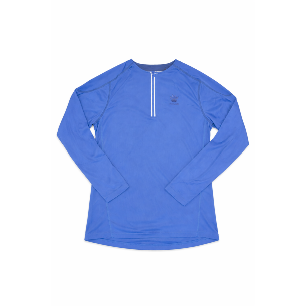 Kelme lang�rmet tr�nings- og l�betr�je med rund hals, lynl�s og refleksdetaljer.