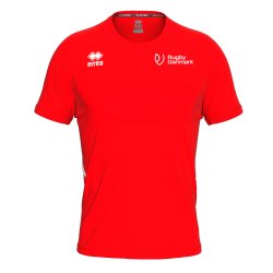 Rugby Danmark Player T-shirt R�d - front