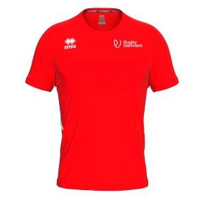 Rugby Danmark Player T-shirt R�d - front