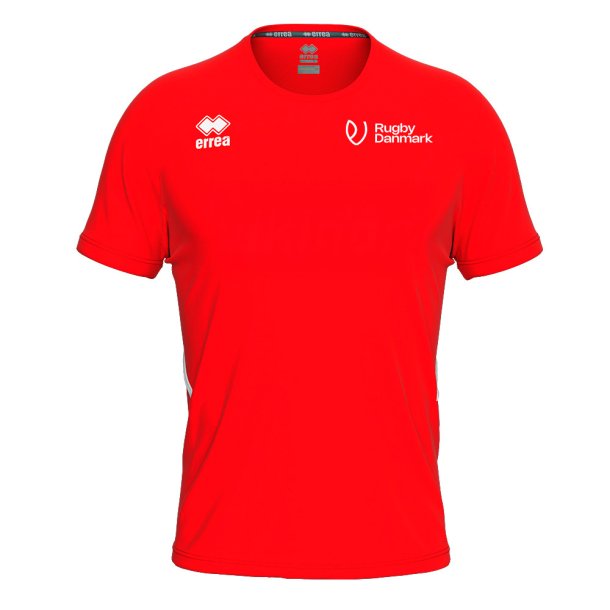 Rugby Danmark Player T-shirt R�d - front
