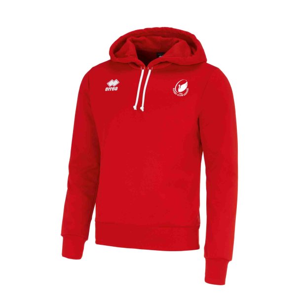 R�d Erre� Jonas unisex h�ttetr�je med Rugby Club Odense klublogo p� venstre bryst, fremstillet i 100 % polyester