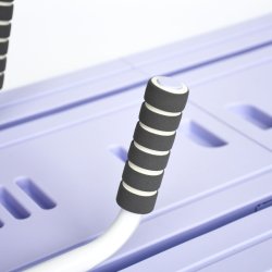 Urban Fitness multifunktionelt Pilates Reformer Board til reformer-inspireret hjemmetr�ning med resistance bands, ab roller, push-up h�ndtag og LED-timer.