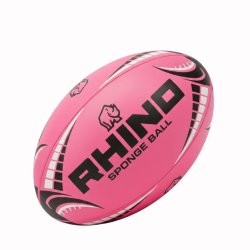 Rhino Sponge rugbybold str. 3 i fluorescerende pink
