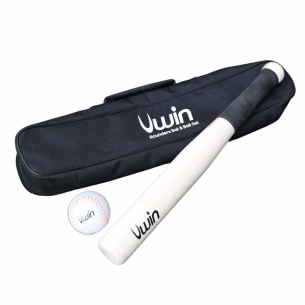 Rounders s�t med bat, bold og taske, ideelt til skole, tr�ning og udend�rs spil
