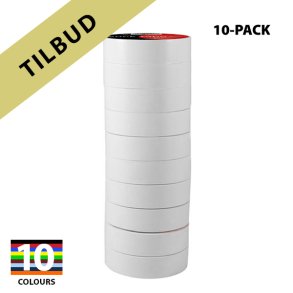 Strmpetape 1,9 cm x 33 m - 10 stk.