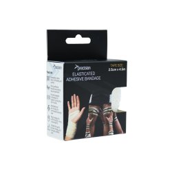 Precision Elasticated Adhesive Bandage 25 mm x 4,5 m, elastisk st�ttebandage med kl�ber til kompression og pr�cis st�tte.