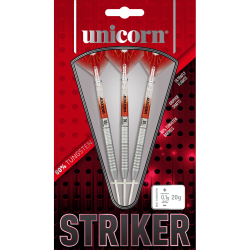 Unicorn Striker dartpile 80% tungsten med 4-elementers greb. Fs i 21g, 22g, 23g og 24g