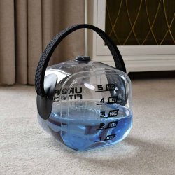 Oppustelig kettlebell op til 5 kg med vandmodstand, ideel til coretr�ning og funktionel tr�ning
