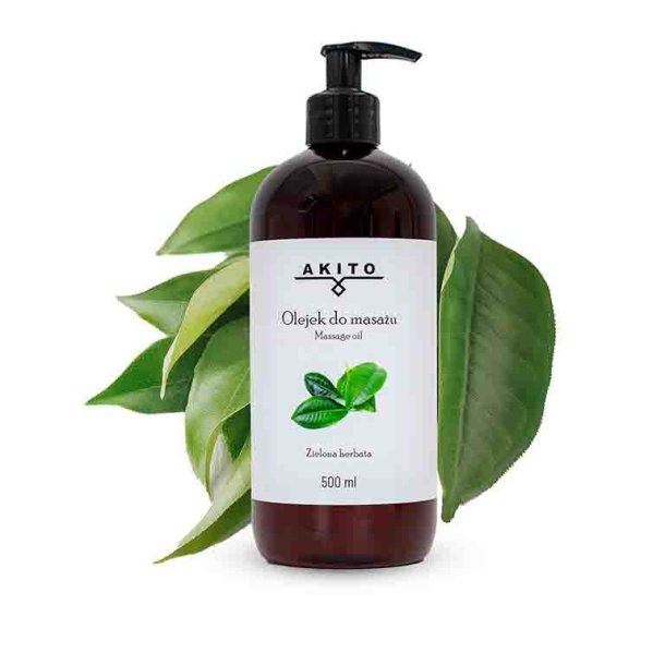 Akito massage olie 500 ml | Grn Te