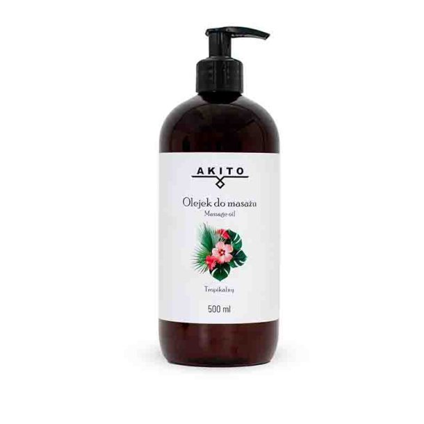 Akito massage olie 500 ml | Tropisk