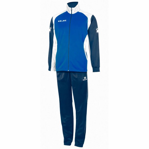 Kelme tr�ningsdragt til b�rn i �ndbar polyester med lille krave.