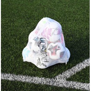 Boldnet i Mesh - 10 bolde - Hvid