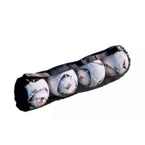 Sort boldtaske bret som rygsk med snrelukning og ventilation.