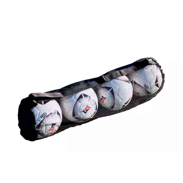 Sort boldtaske bret som rygsk med snrelukning og ventilation.