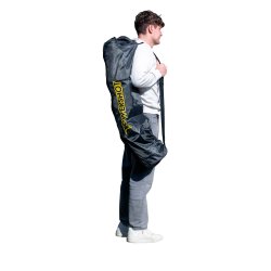 Boldtaske til 5 bolde med justerbare stropper og ben top med snrelukning.