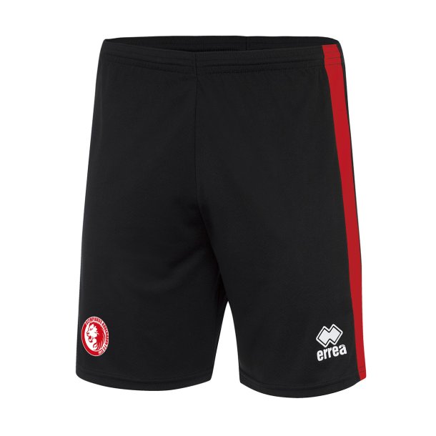 Olympiakos Training Shorts | Black/Red