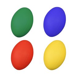 Coated Skum rugby bold - 4 farver