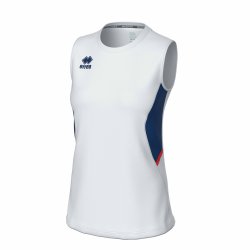 Errea Top - Hvid / Mrkebl