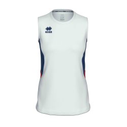 Errea Top - Hvid / Mrkebl