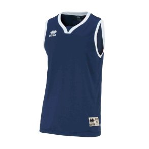 Errea | Basketball Spillertrje - Mrkebl/Hvid