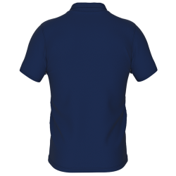 M�rkebl� Gentofte Volley Erre� Evo poloshirt i bomuldspiqu� med Gentofte Volley logo