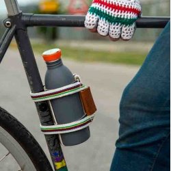 24Bottles Stribet flaskeholder til cykel