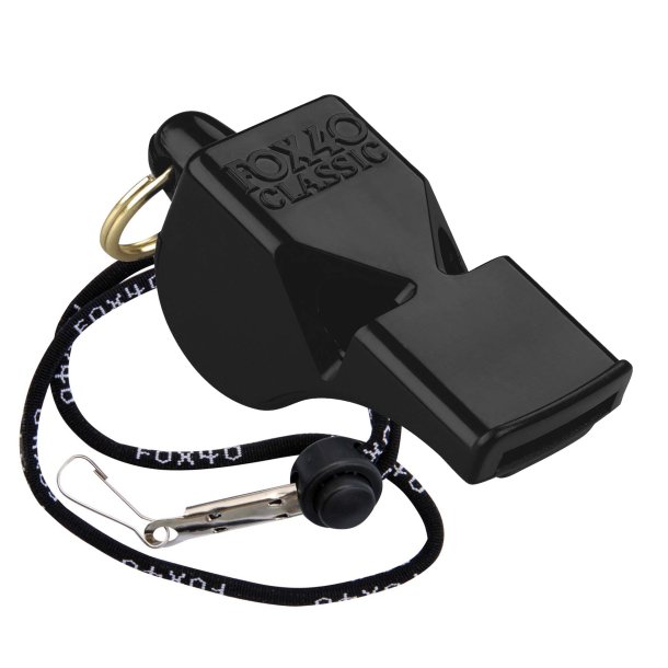 Fox 40 Classic Fljte og Hndledssnor - Sort