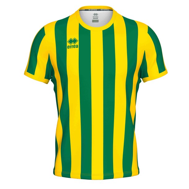 Errea Stribet Spillertrje | Grn/Gul