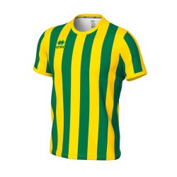 Errea Stribet Spillertrje | Grn/Gul