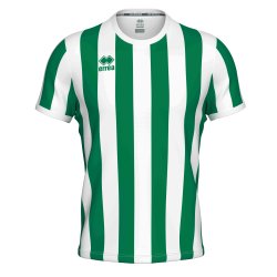 Errea Stribet Spillertrje | Grn/Hvid