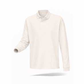 hellerup sport lang�rmet poloshirt hvid