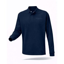 Hellerup sport lang�rmet poloshirt m�rkebl�