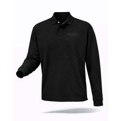 Hellerup Sport lang�rmet poloshirt sort