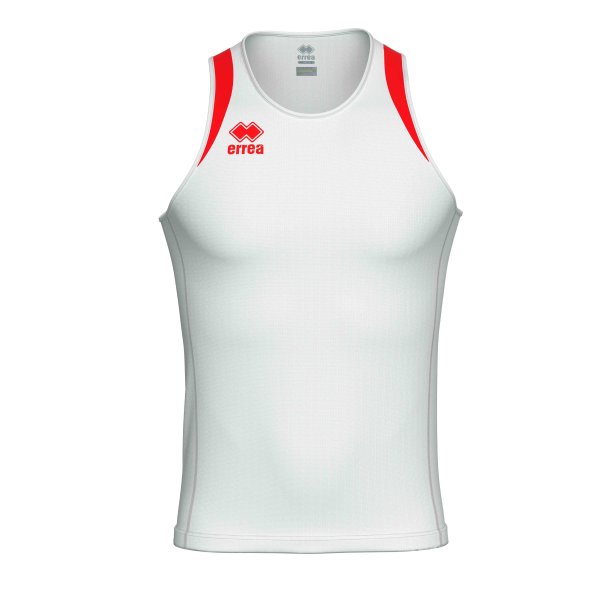 Errea | Tanktop | Hvid/Rd