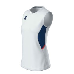 Errea Top - Hvid / Mrkebl