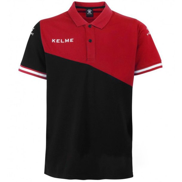 r�d og sort poloshirt str. small nedsat