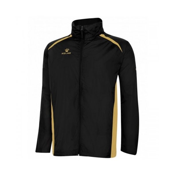 nedsat sort regnjakke til sport