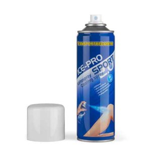 Ice-Pro Sport 2.0 kuldespray 200 ml til hurtig nedk�ling og lindring ved sportsskader, h�velser og forstuvninger.