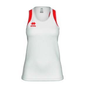 Errea | Tanktop Dame | Hvid/Rd