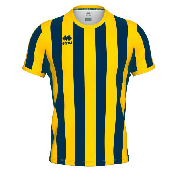 Errea Stribet Spillertrje | Navy/Gul