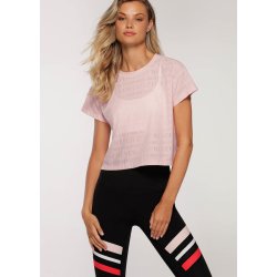Lorna Jane Never Give Up Mesh Tee | Small