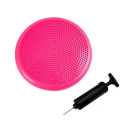 LS Oppustelig Balance-Siddepude | Pink