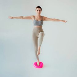 LS Oppustelig Balance-Siddepude | Pink