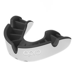 OPRO Silver Self-Fit Tandbeskytter hvid
