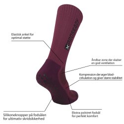 Proskary Grip Socks Comfort - Bordeaux