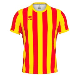 Errea Stribet Spillertrje | Rd/Gul