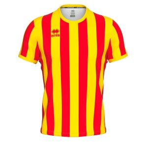 Errea Stribet Spillertrje | Rd/Gul