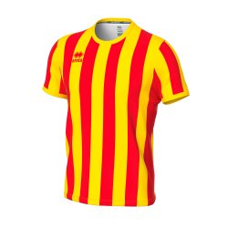 Errea Stribet Spillertrje | Rd/Gul