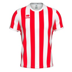 Errea Stribet Spillertrje | Rd/Hvid